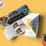 Hotel & Resort – Bifold Brochure Template | Searchmuzli Intended For Hotel Brochure Design Templates