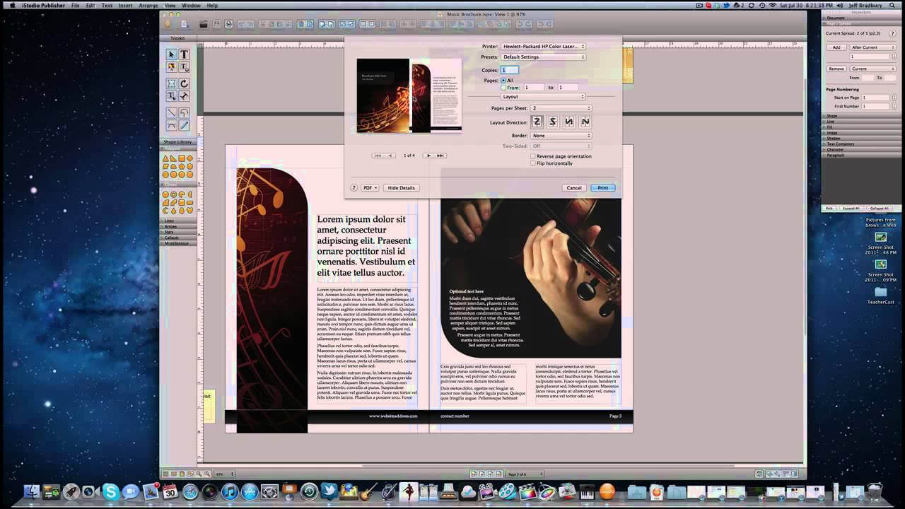 How To Create A Booklet On A Mac With Mac Brochure Templates