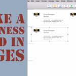 How To Create A Business Card In Pages For Mac (2014) regarding Business Card Template Pages Mac