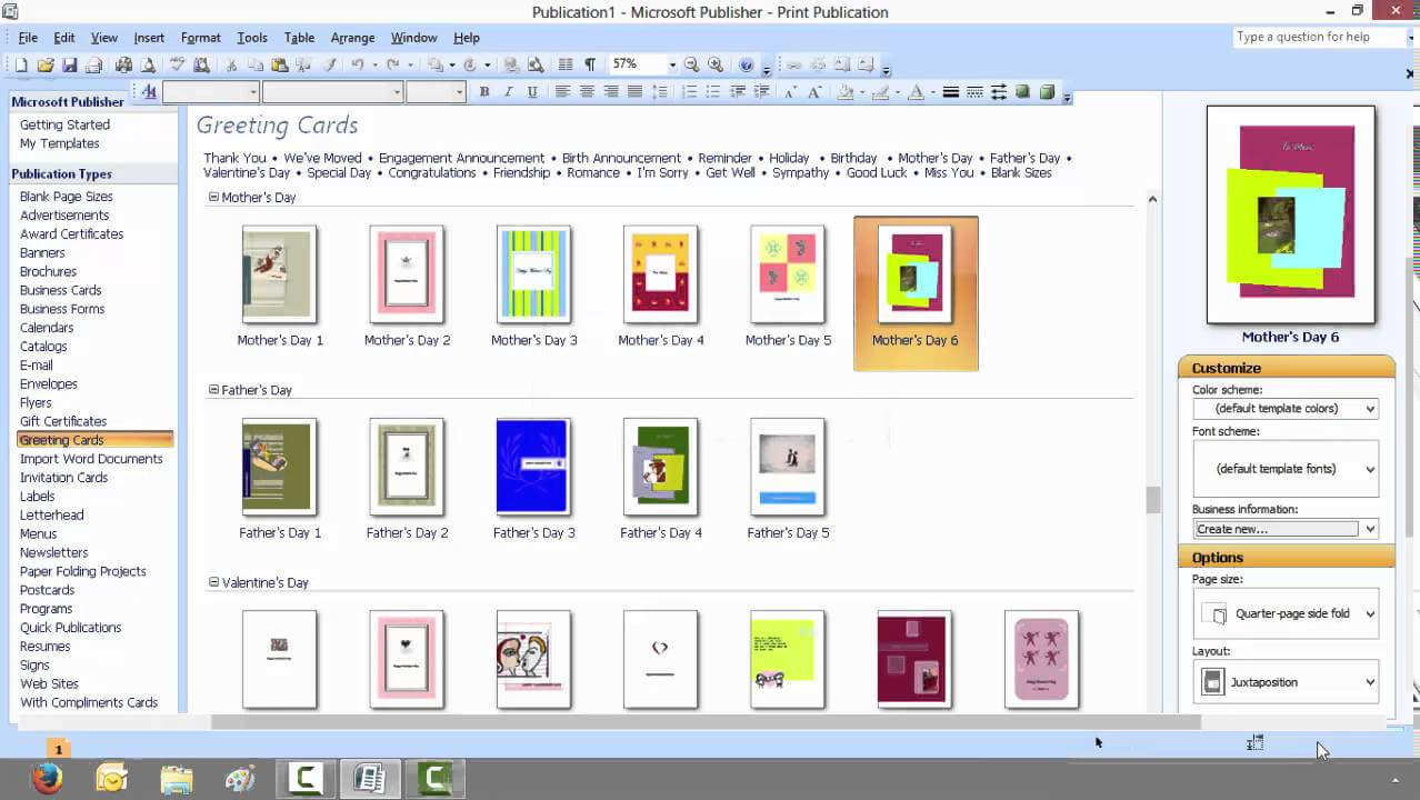 How To Create A Greeting Card With Microsoft Publisher With Regard To Birthday Card Publisher Template