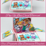 How To Create A Pop Up Box Card – Papercraft Business Intended For Pop Up Box Card Template