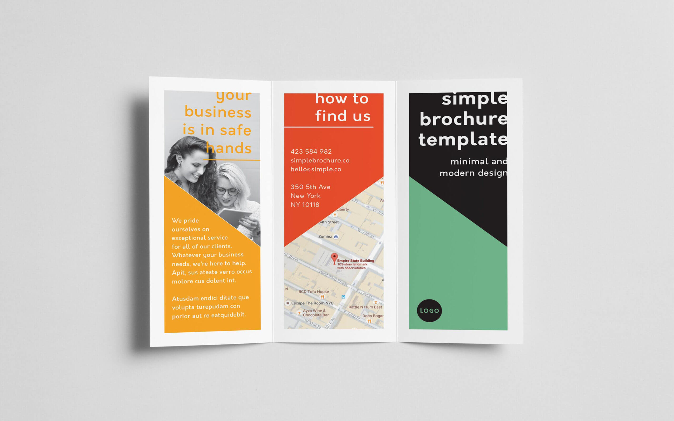 How To Create A Trifold Brochure In Adobe Indesign With Adobe Indesign Tri Fold Brochure Template