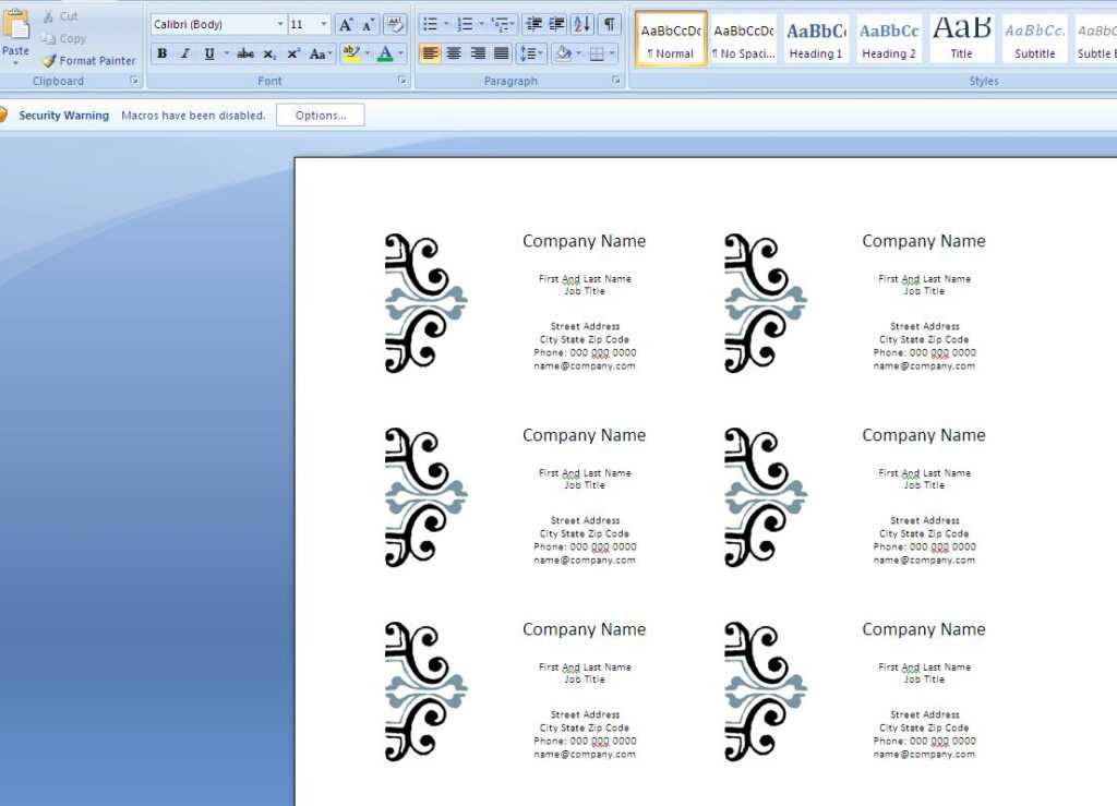 how-to-create-business-cards-in-microsoft-word-2007-in-business-cards