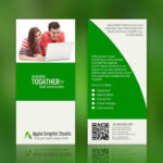 How To Create Two Fold Brochure | Photoshop Tutorial Regarding Two Fold Brochure Template Psd