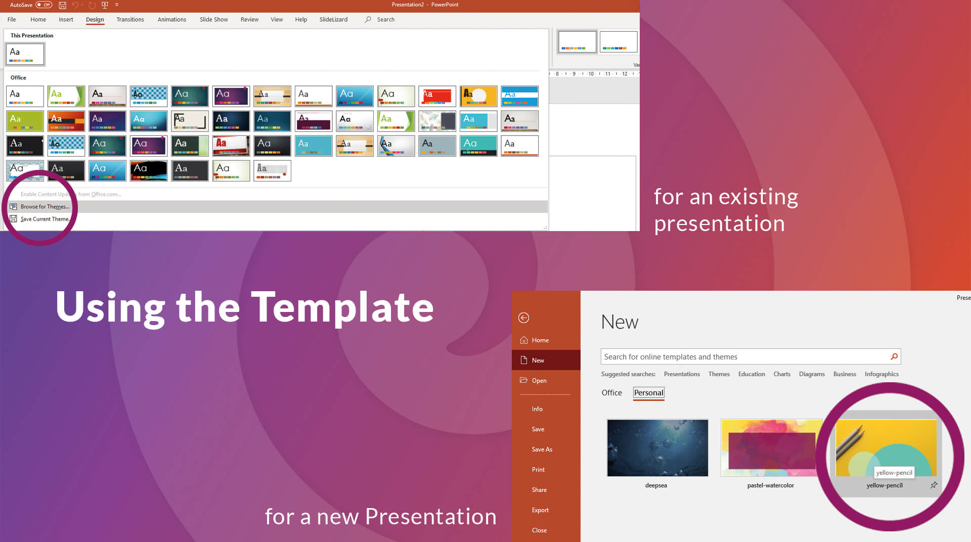 How To Create Your Own Powerpoint Template (2020) | Slidelizard For Where Are Powerpoint Templates Stored