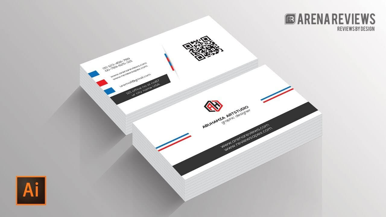 How To Design Business Card Template Illustrator Cc Tutorial Throughout Adobe Illustrator Business Card Template