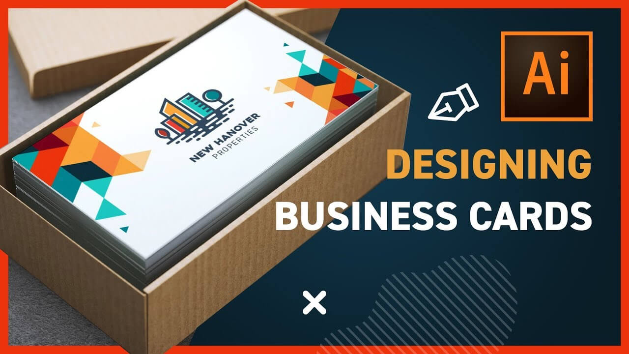 How To Design Business Cards With Illustrator Cc 2019 Pertaining To Adobe Illustrator Business Card Template