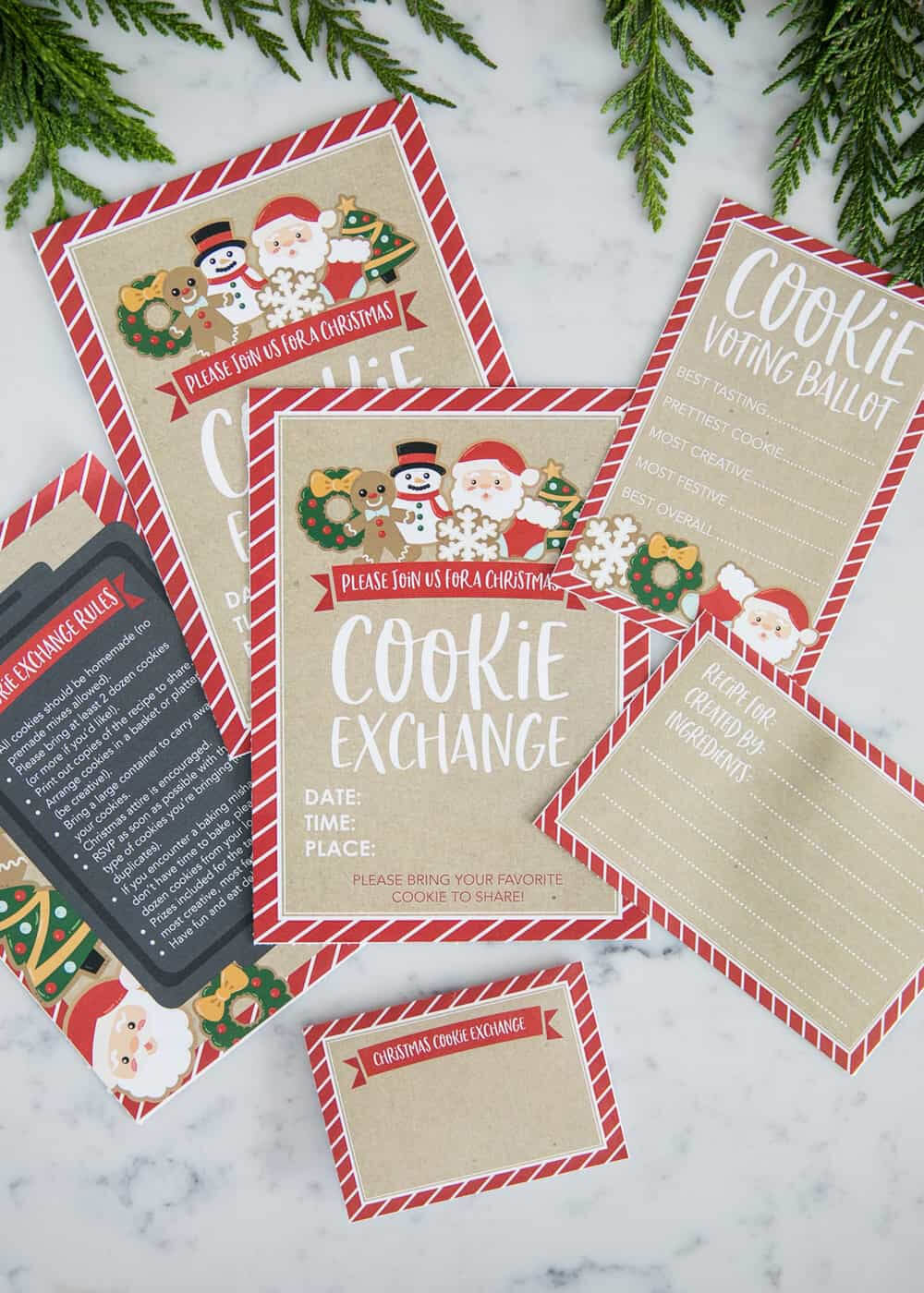 How To Host A Cookie Exchange (W/ Free Printables!) – I Throughout Cookie Exchange Recipe Card Template
