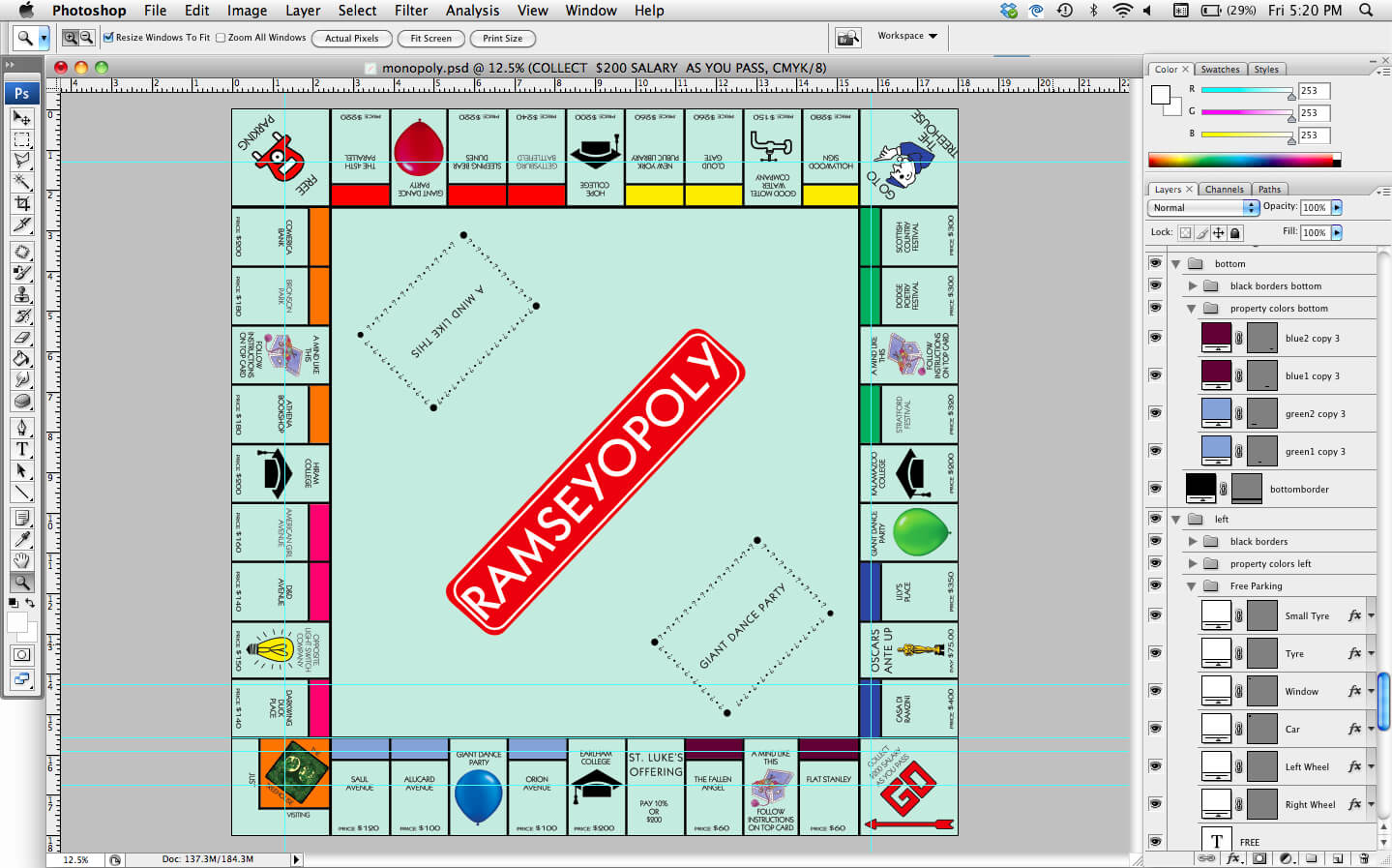 How To, How Hard, And How Much: How To Make A Personalized In Monopoly Property Card Template