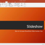 How To Increase Powerpoint Slide Number Size Pertaining To Powerpoint Presentation Template Size