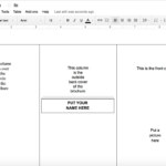 How To Make A Brochure In Google Docs Youtube Format For Google Drive Brochure Template