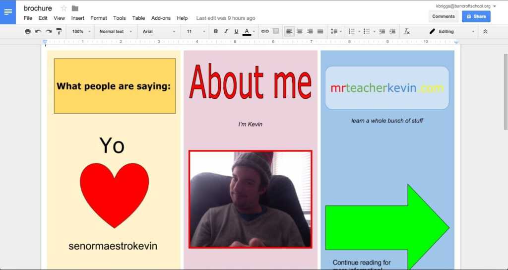 how-to-make-a-brochure-in-google-docs-youtube-format-in-google-drive