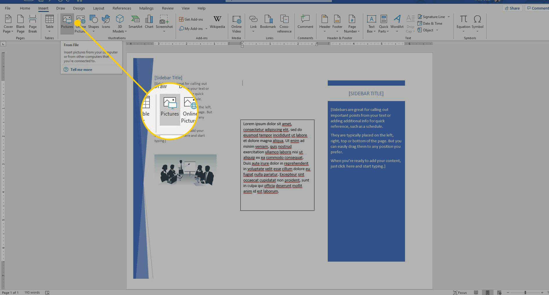 How To Make A Brochure On Microsoft Word Regarding Office Word Brochure Template