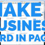 How To Make A Business Card In Pages For Mac (2016) Intended For Business Card Template Pages Mac