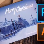 How To Make A Christmas Card With Photoshop Or Illustrator Intended For Adobe Illustrator Christmas Card Template