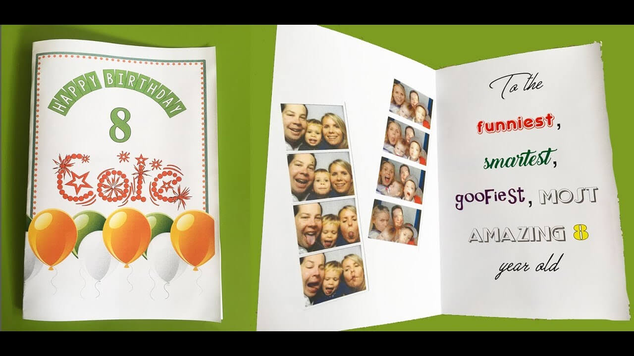How To Make A Foldable Birthday Card With Ms Word Pertaining To Foldable Card Template Word