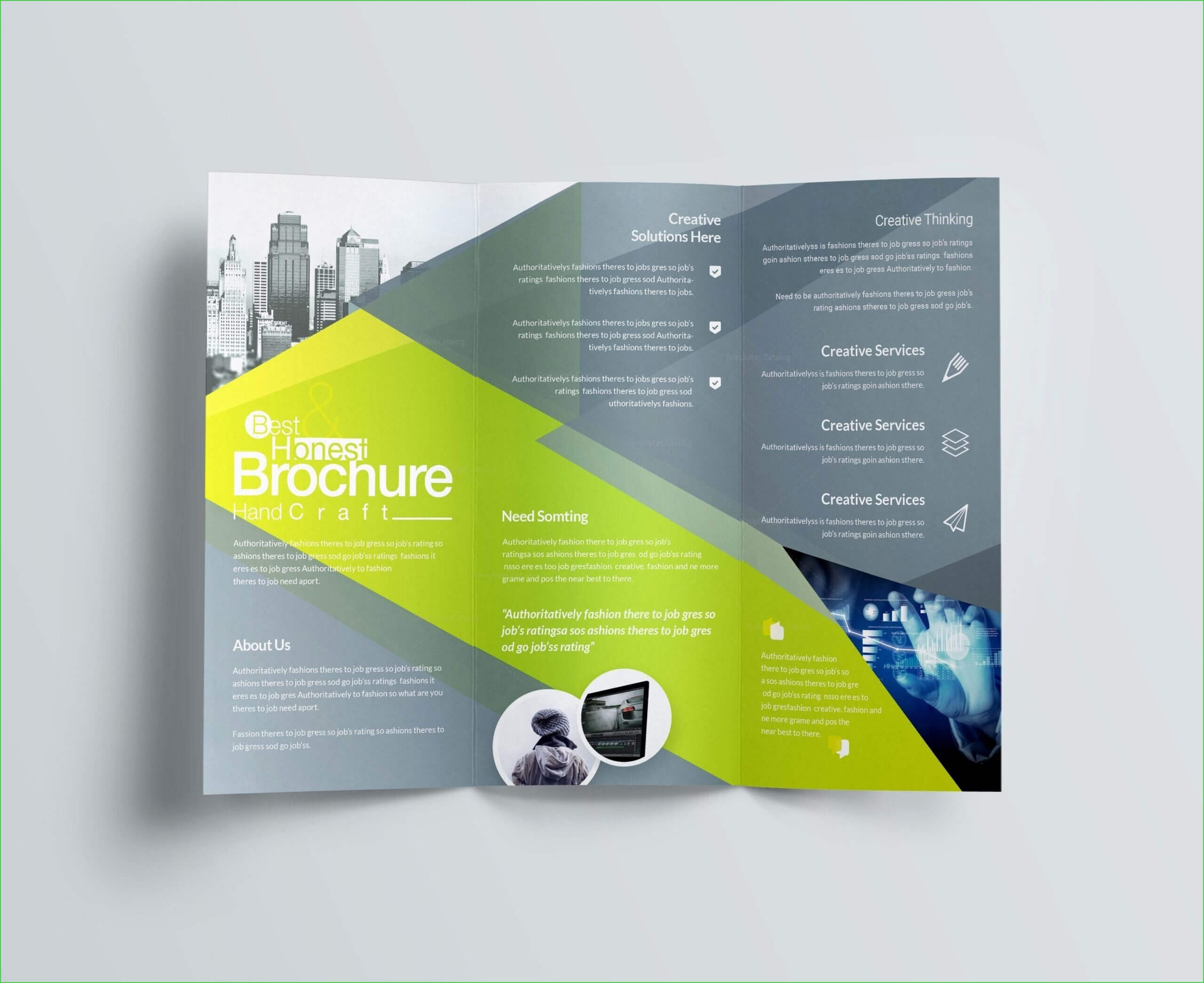How To Make A Trifold Brochure In Powerpoint - Carlynstudio Regarding Free Brochure Templates For Word 2010