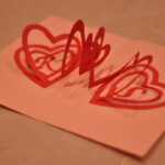 How To Make A Valentine's Day Pop Up Card: Spiral Heart Regarding Pop Out Heart Card Template