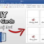 How To Make Place Cards In Microsoft Word | Diy Table Cards With Template intended for Microsoft Word Place Card Template