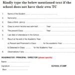 How To Write A Letter To The Principal To Request Of For Leaving Certificate Template