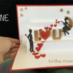 I Love You To The Moon And Back Diy Pop Up Card With Free Template With I Love You Pop Up Card Template