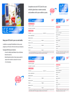 Ice Cards - Fill Online, Printable, Fillable, Blank | Pdffiller inside In Case Of Emergency Card Template