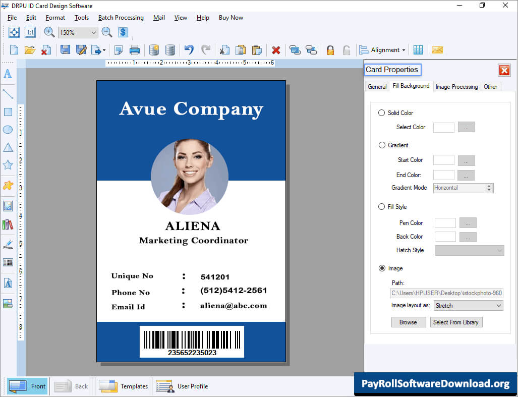Id Card Maker Software Make Identity Card Create Id Badge Within Faculty Id Card Template