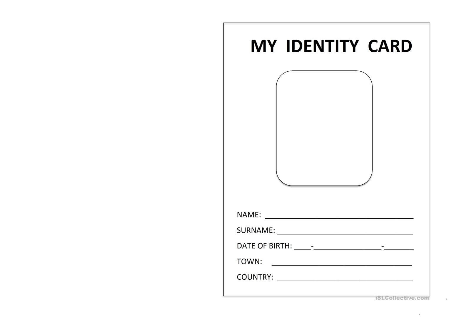 Id Card Printable – Papele.alimentacionsegura With Auto Insurance Id Card Template