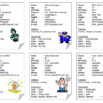 Id Cards – English Esl Worksheets For Distance Learning And With Id Card Template For Kids