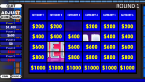 Jeopardy! | Rusnak Creative Free Powerpoint Games with Jeopardy Powerpoint Template With Score