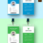 Jonathan Smith Employee Id Card Corporate Identity Template With Regard To Id Card Template Ai