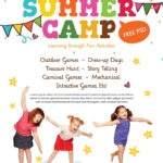 Kids Summer Camp Party Free Psd Flyer Template – Stockpsd Regarding Summer Camp Brochure Template Free Download
