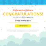 Kindergarten Certificate Free Vector Art – (29 Free Downloads) Throughout Small Certificate Template
