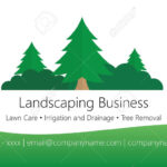 Landscaping Business Card Template For Landscaping Business Card Template