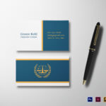 Lawyer Business Card Template Regarding Lawyer Business Cards Templates