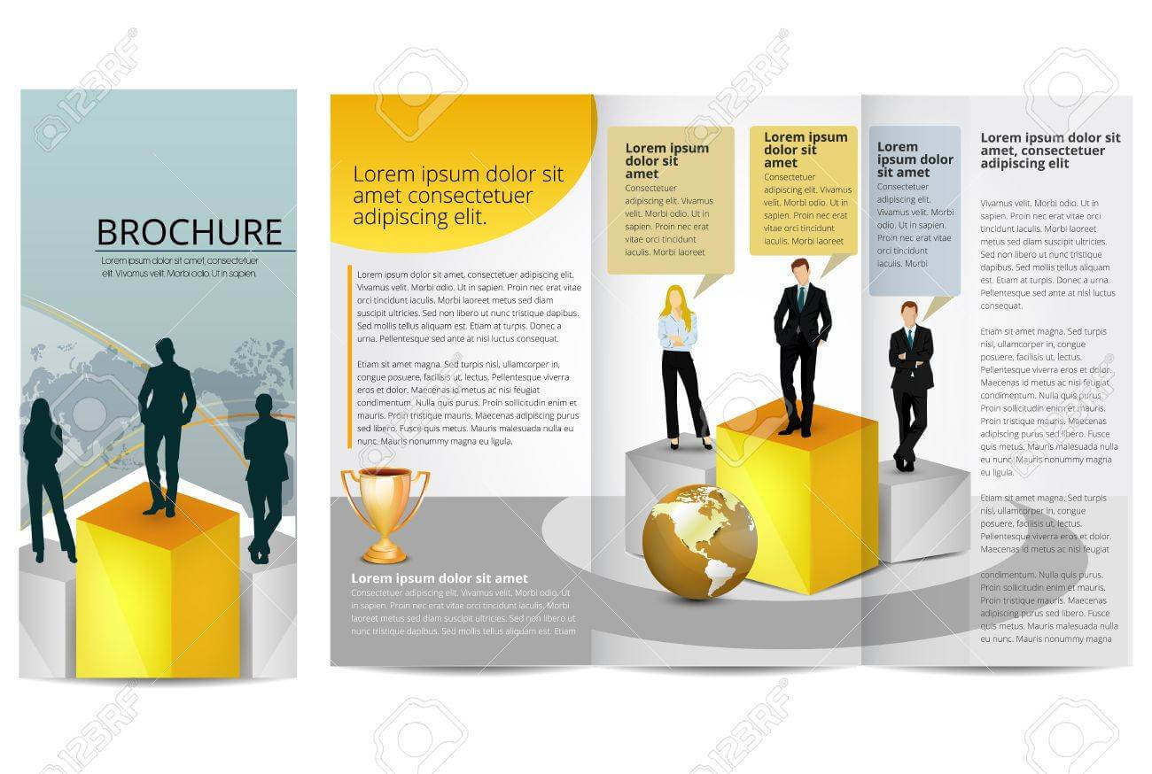 Leadership Training Progress Brochure Template Regarding Training Brochure Template