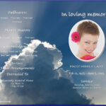 Lifecycleprints ~ Celebration Of Life & Funeral Program Pertaining To Memorial Card Template Word