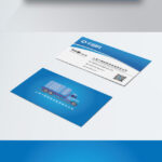 Logistics Company Business Card Vector Material Logistics Intended For Transport Business Cards Templates Free