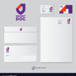 Logo Secret Doc Letterhead Envelopes Business Card With Business Card Letterhead Envelope Template