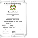 Love Certificate Template – Bestawnings Throughout Love Certificate Templates