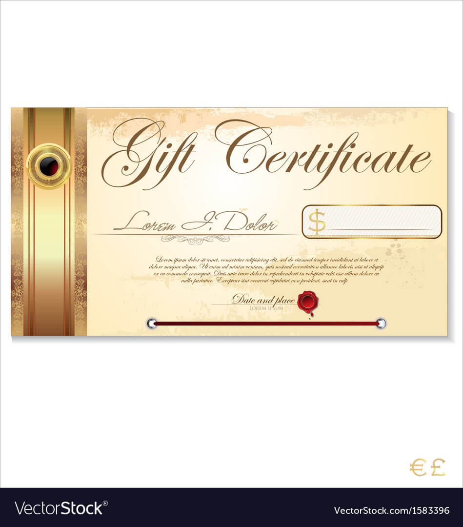 Luxury Gift Certificate Template Inside Company Gift Certificate Template