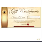 Luxury Gift Certificate Template Pertaining To Restaurant Gift Certificate Template