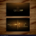 Luxury Premium Golden Business Card Template Pertaining To Visiting Card Templates Download