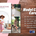 Madhabi Studio On Twitter: "excited To Share The Latest Pertaining To Comp Card Template Download