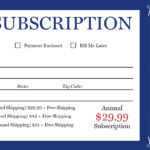 Magazine Subscription Card Template ] – How To Integrate Within Magazine Subscription Gift Certificate Template