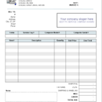 Maintenance Repair Job Card Template - Microsoft Excel intended for Sample Job Cards Templates