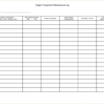 Maintenance Spreadsheet Template Vehicle Log Sheet Free Pertaining To Maintenance Job Card Template