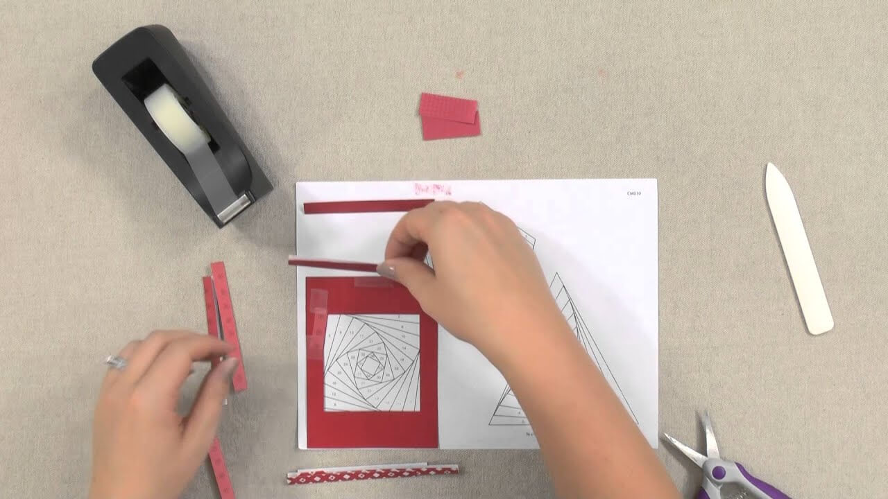 Make Cards With Iris Folding Techniques — An Annie's Paper Craft Tutorial For Iris Folding Christmas Cards Templates