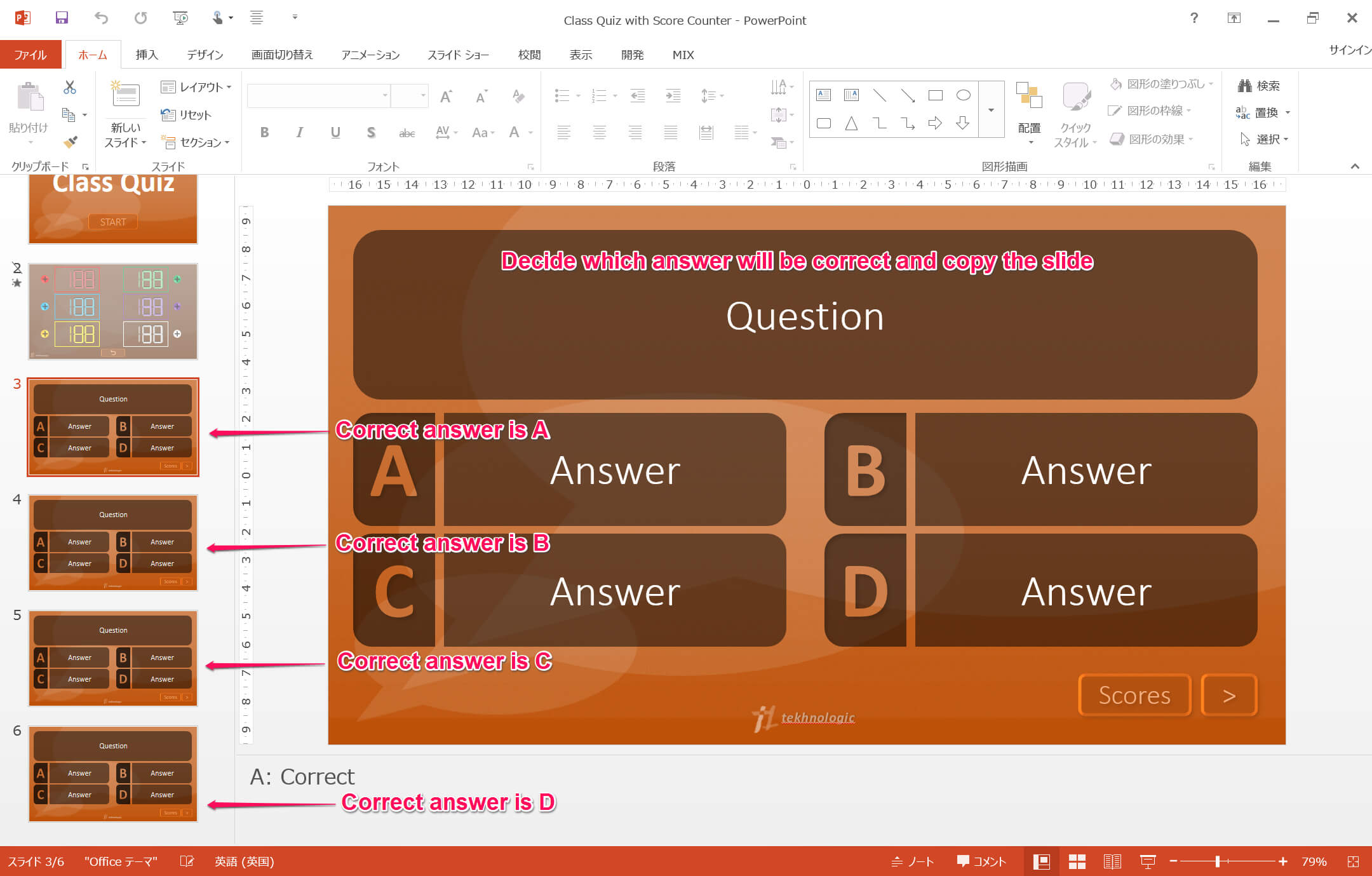 Make Your Own Quiz Part 2: Adding A Score Board – Tekhnologic With Regard To Powerpoint Quiz Template Free Download