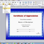 Making Certificates In Microsoft Word – Tomope.zaribanks.co Regarding Word 2013 Certificate Template